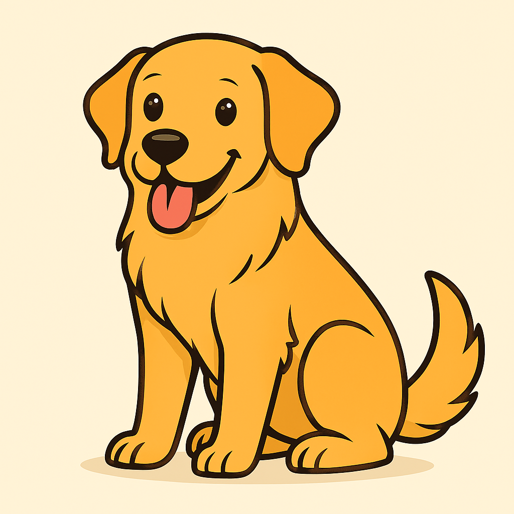 Phil the golden retriever, your friendly home search companion
